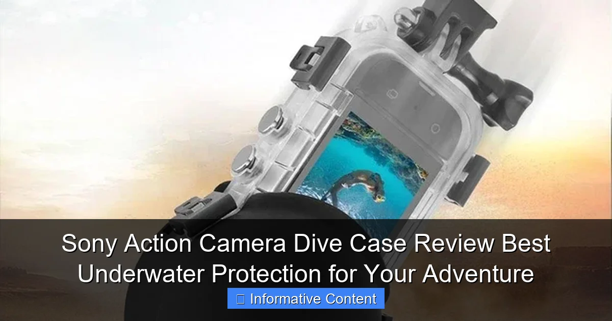 Sony Action Camera Dive Case Review Best Underwater Protection for Your Adventure