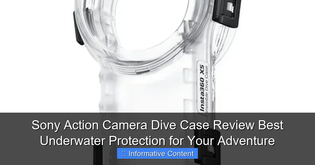 Sony Action Camera Dive Case Review Best Underwater Protection for Your Adventure