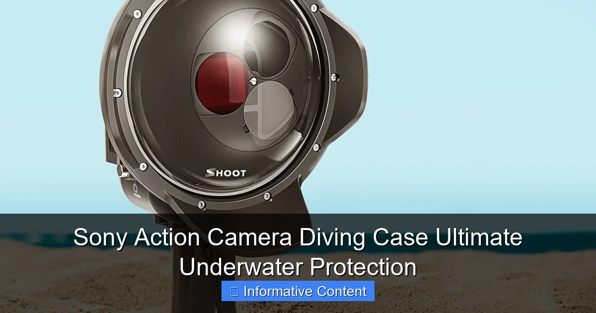 Sony Action Camera Diving Case Ultimate Underwater Protection