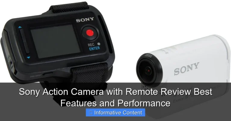 Sony Action Camera with Remote Review Best Features and Performance