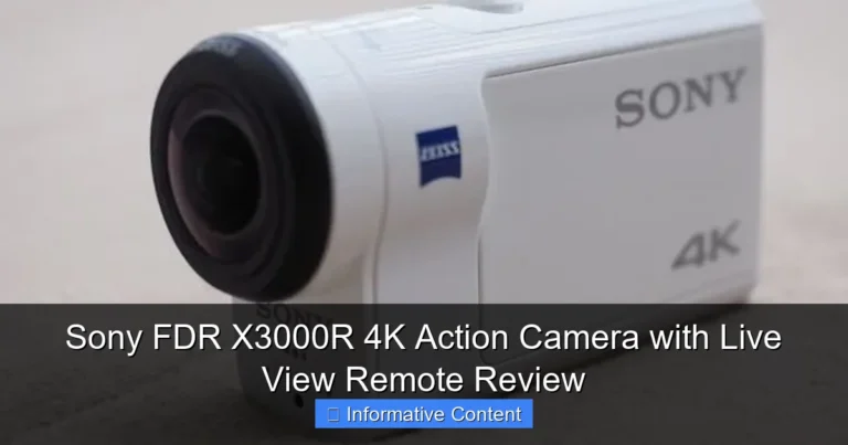 Sony FDR X3000R 4K Action Camera with Live View Remote Review