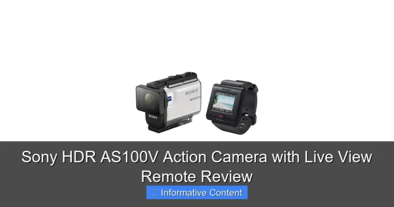 Sony HDR AS100V Action Camera with Live View Remote Review