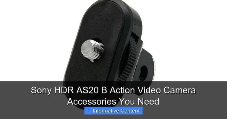 Sony HDR AS20 B Action Video Camera Accessories You Need