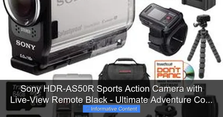 Sony HDR-AS50R Sports Action Camera with Live-View Remote Black - Ultimate Adventure Co...