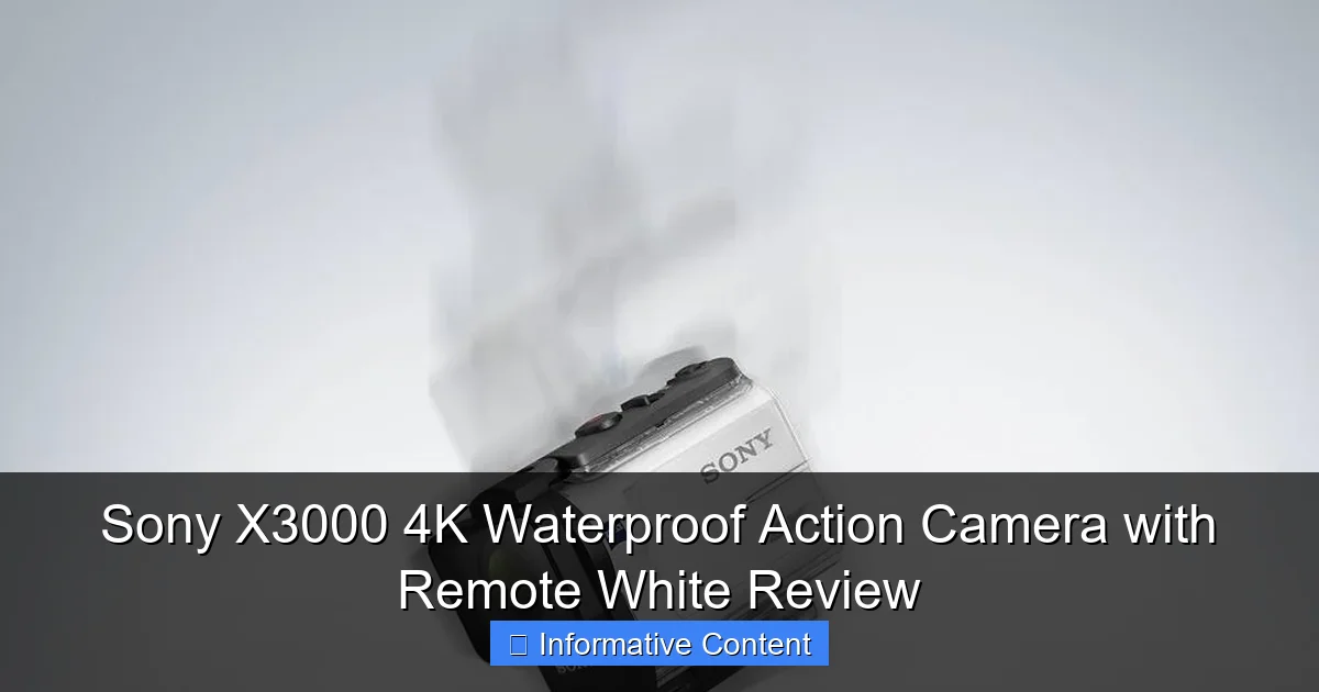 Sony X3000 4K Waterproof Action Camera with Remote White Review
