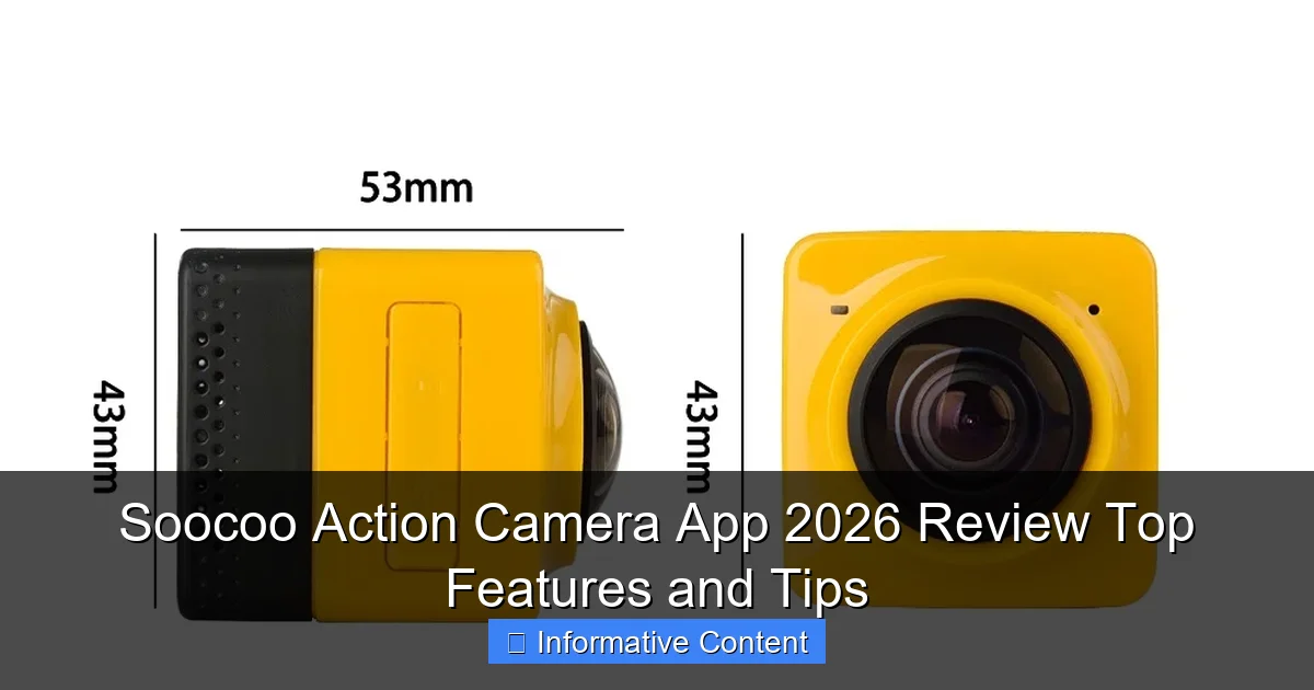 Soocoo Action Camera App 2026 Review Top Features and Tips