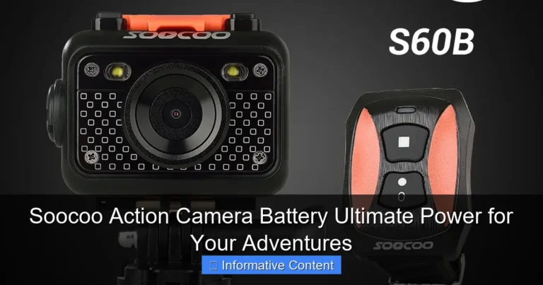 Soocoo Action Camera Battery Ultimate Power for Your Adventures