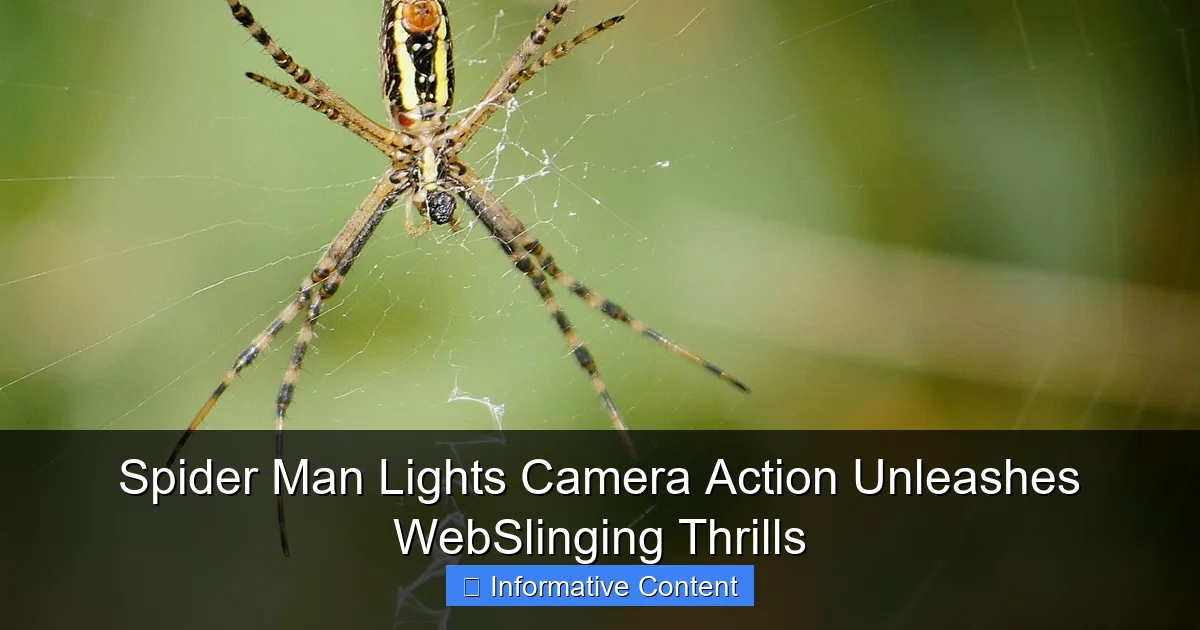 Spider Man Lights Camera Action Unleashes WebSlinging Thrills