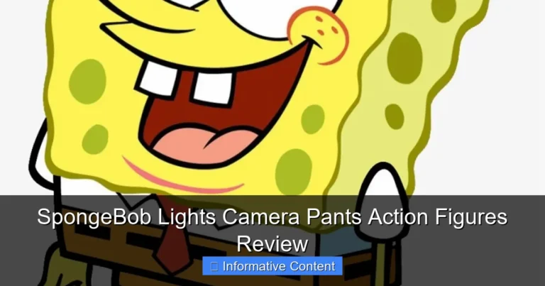 SpongeBob Lights Camera Pants Action Figures Review