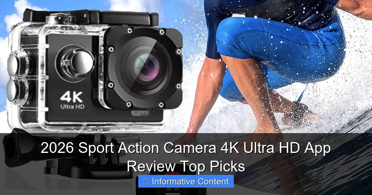 2026 Sport Action Camera 4K Ultra HD App Review Top Picks