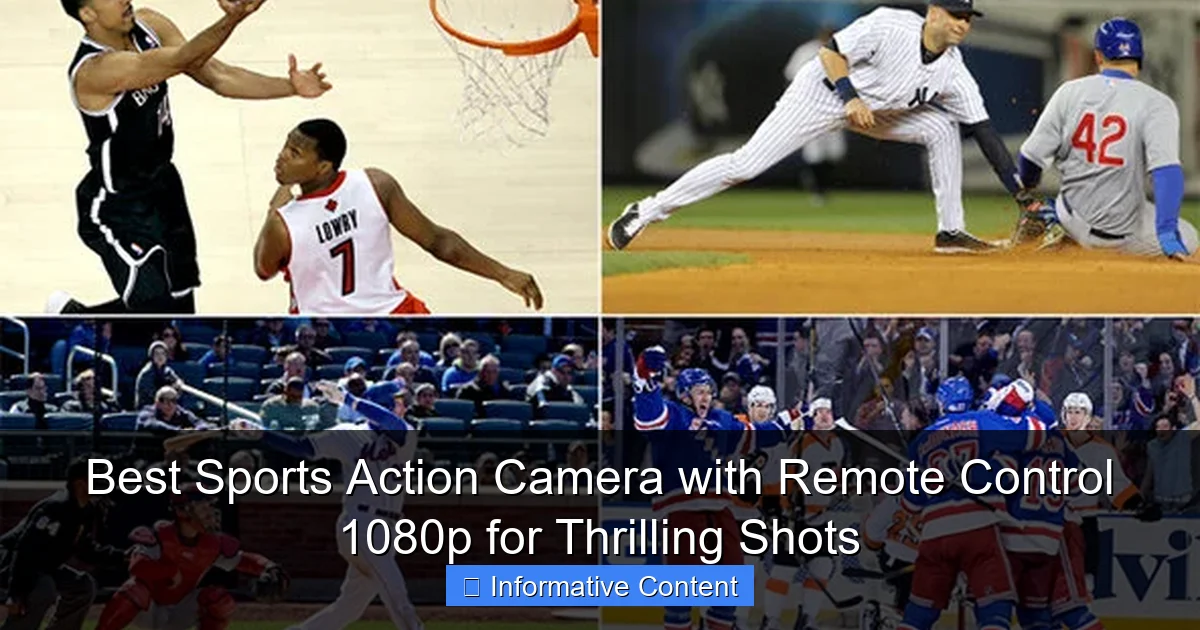 Best Sports Action Camera with Remote Control 1080p for Thrilling Shots