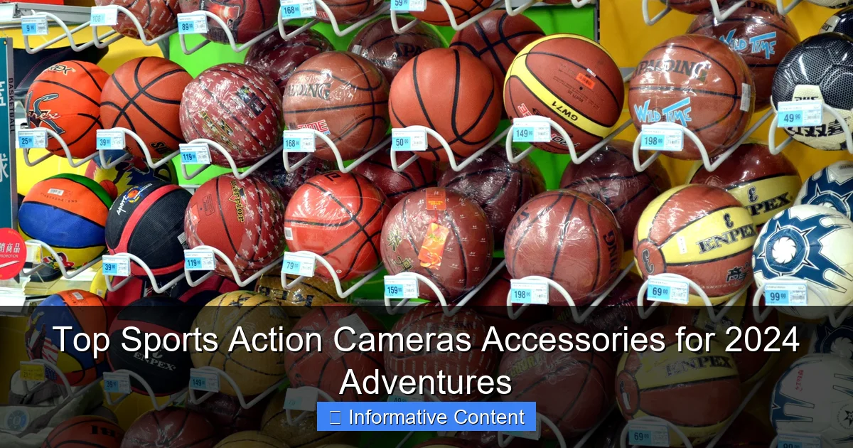 Top Sports Action Cameras Accessories for 2024 Adventures