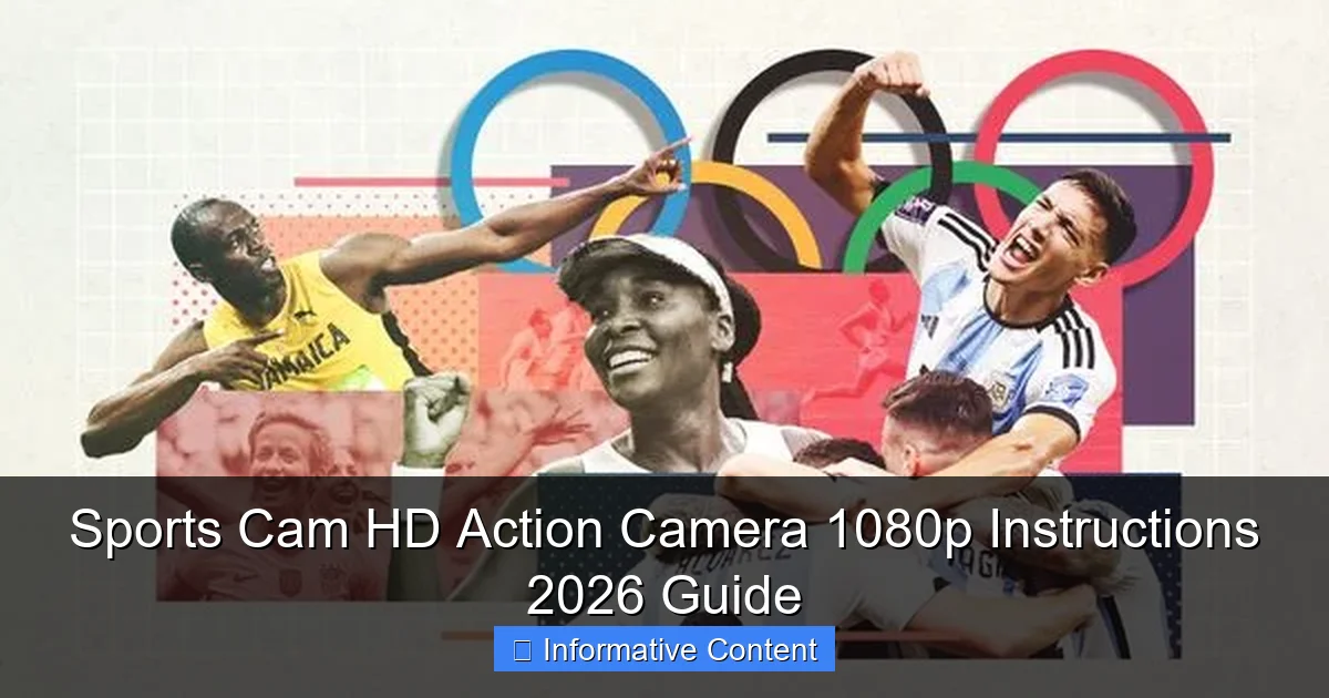 Sports Cam HD Action Camera 1080p Instructions 2026 Guide