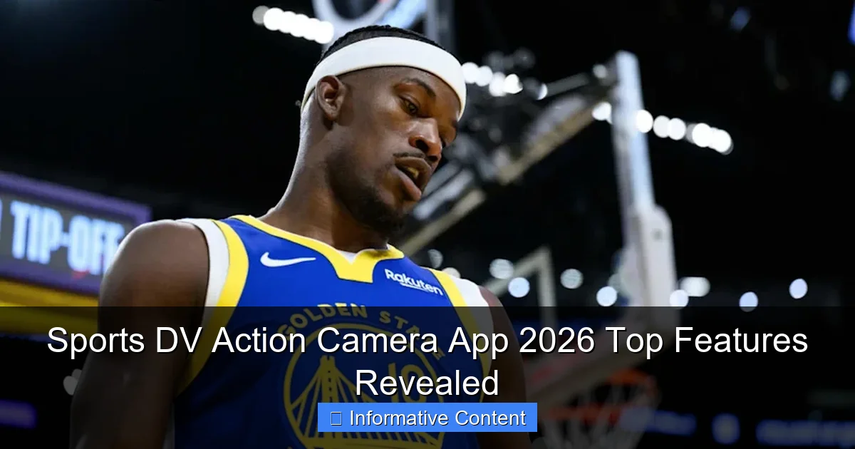 Sports DV Action Camera App 2026 Top Features Revealed