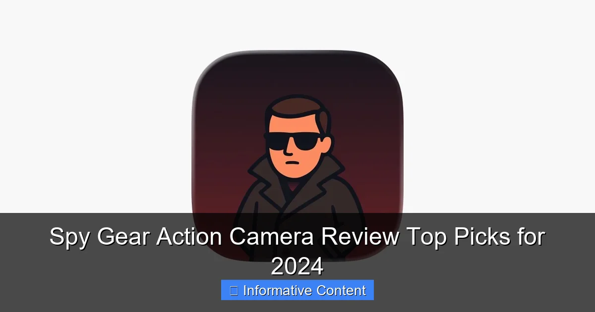 Spy Gear Action Camera Review Top Picks for 2024