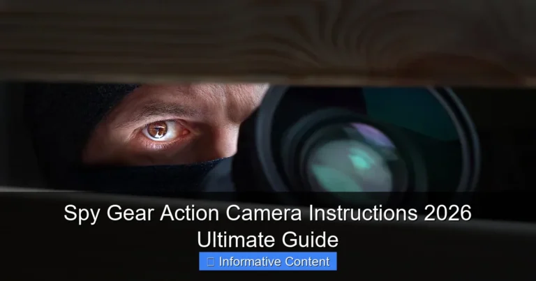 Spy Gear Action Camera Instructions 2026 Ultimate Guide