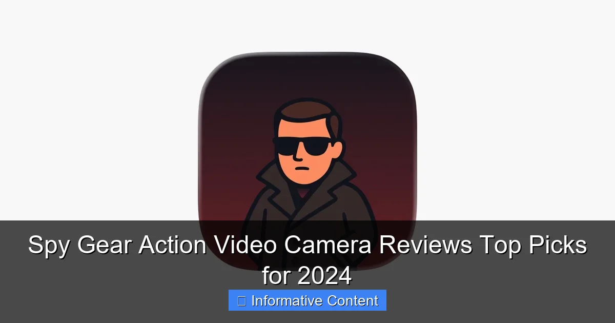 Spy Gear Action Video Camera Reviews Top Picks for 2024