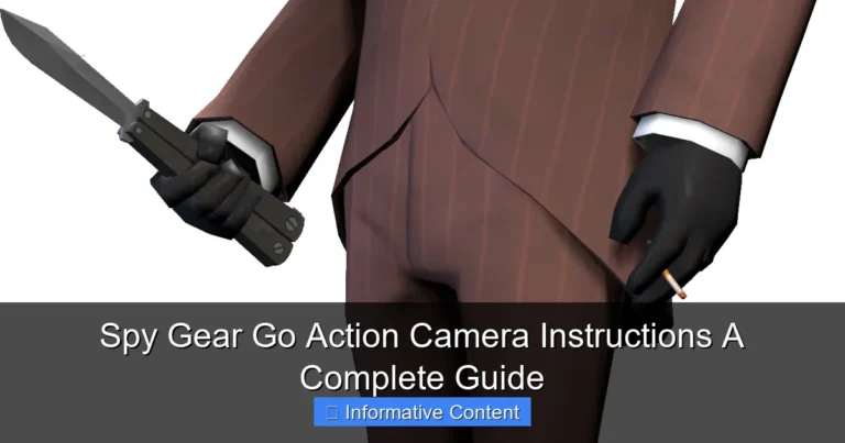 Spy Gear Go Action Camera Instructions A Complete Guide
