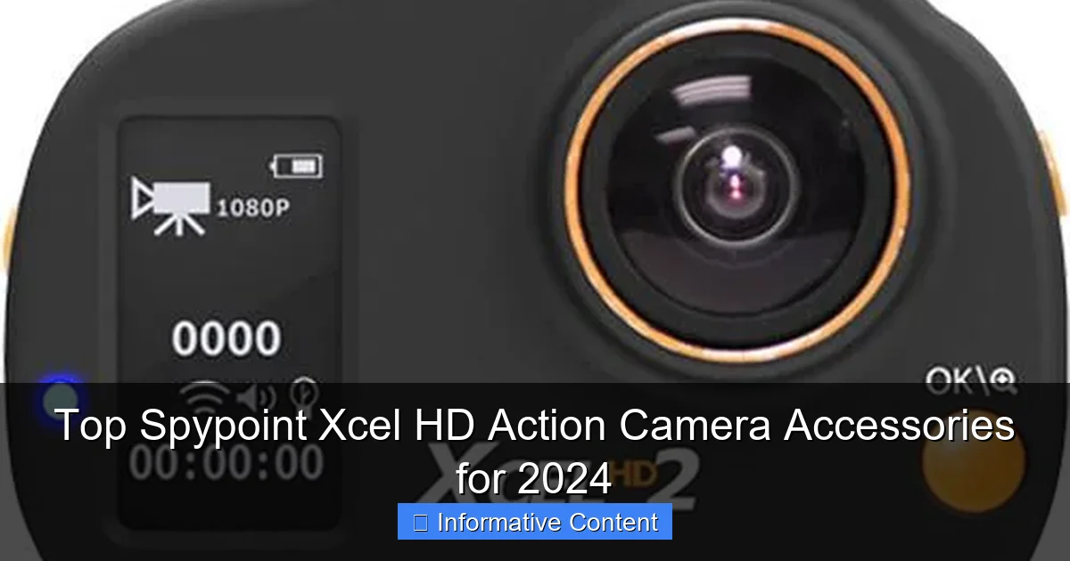 Top Spypoint Xcel HD Action Camera Accessories for 2024