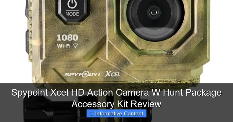 Spypoint Xcel HD Action Camera W Hunt Package Accessory Kit Review
