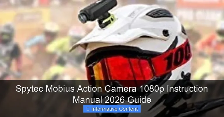 Spytec Mobius Action Camera 1080p Instruction Manual 2026 Guide