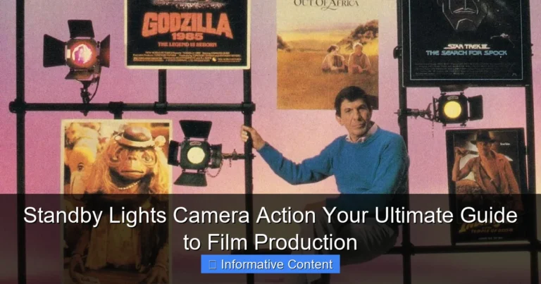 Standby Lights Camera Action Your Ultimate Guide to Film Production