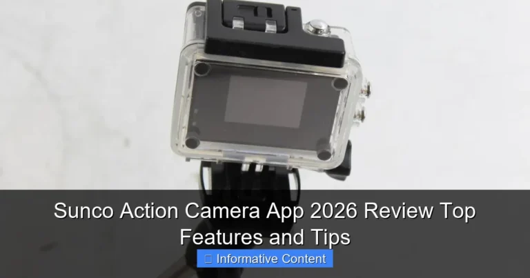 Sunco Action Camera App 2026 Review Top Features and Tips