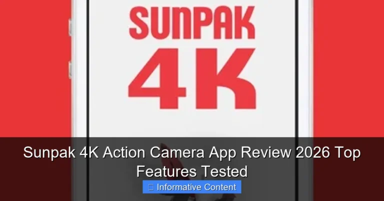 Sunpak 4K Action Camera App Review 2026 Top Features Tested