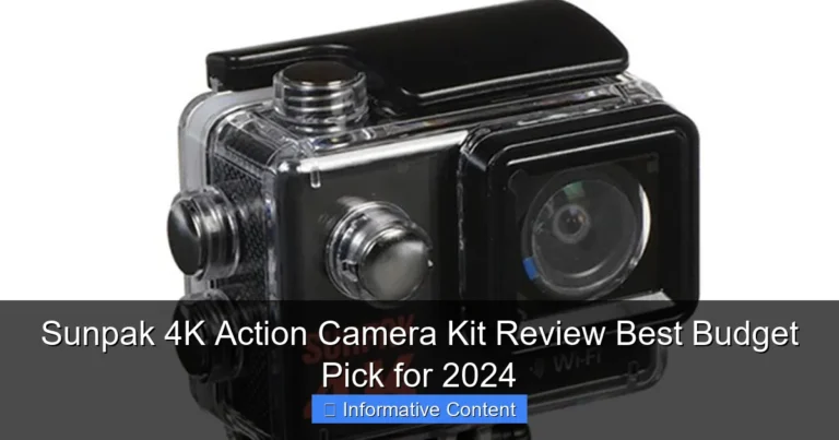 Sunpak 4K Action Camera Kit Review Best Budget Pick for 2024