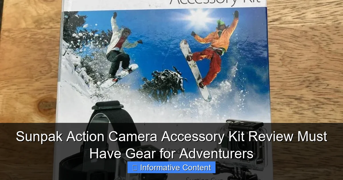 Sunpak Action Camera Accessory Kit Review Must Have Gear for Adventurers