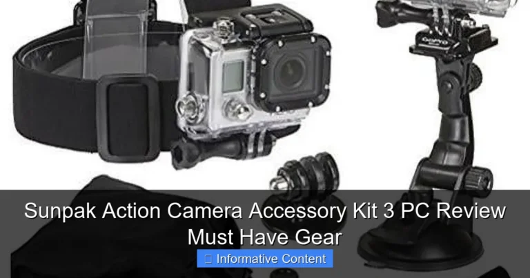 Sunpak Action Camera Accessory Kit 3 PC Review Must Have Gear
