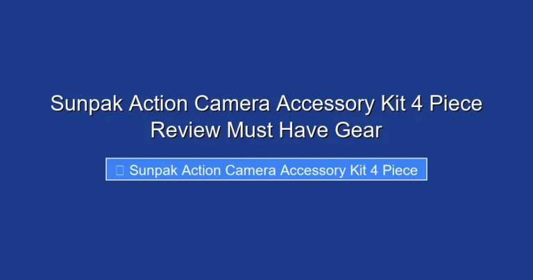 Sunpak Action Camera Accessory Kit 4 Piece Review Must Have Gear
