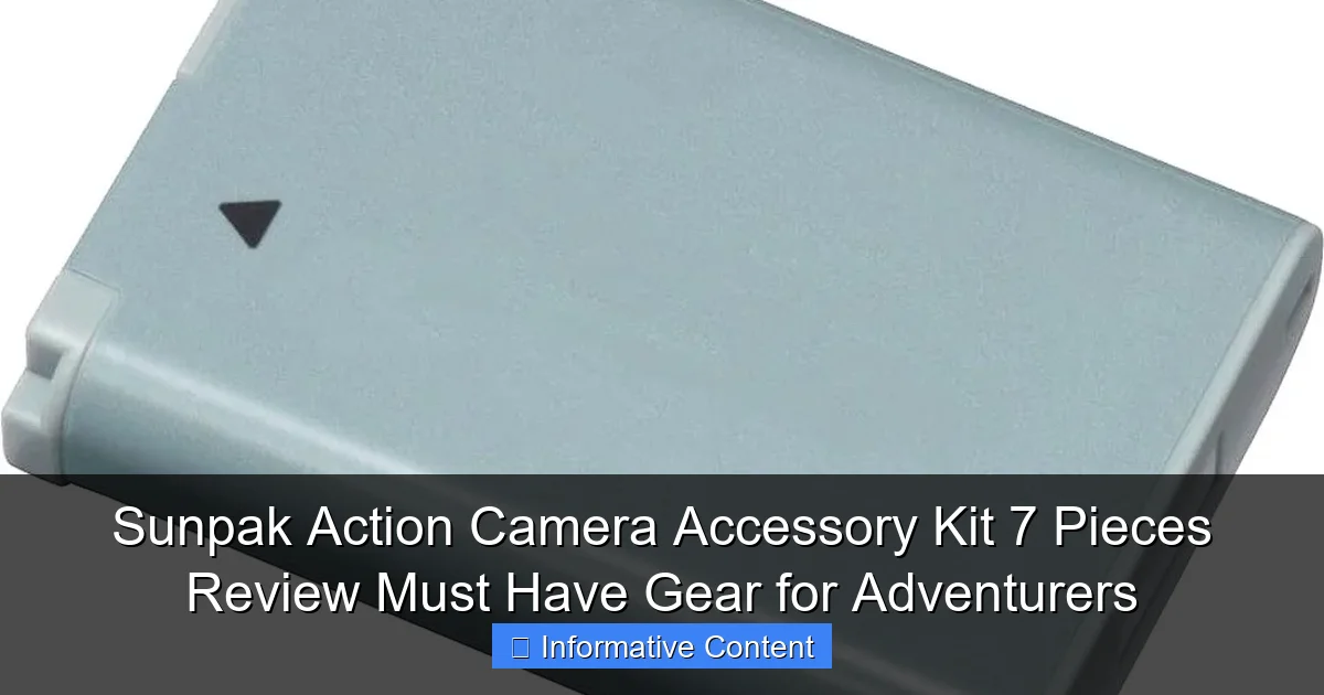 Sunpak Action Camera Accessory Kit 7 Pieces Review Must Have Gear for Adventurers