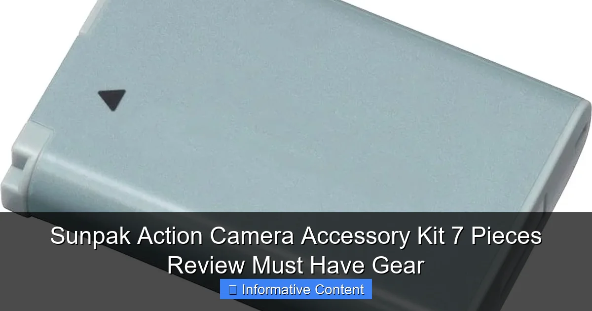 Sunpak Action Camera Accessory Kit 7 Pieces Review Must Have Gear
