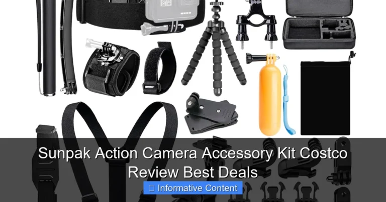 Sunpak Action Camera Accessory Kit Costco Review Best Deals