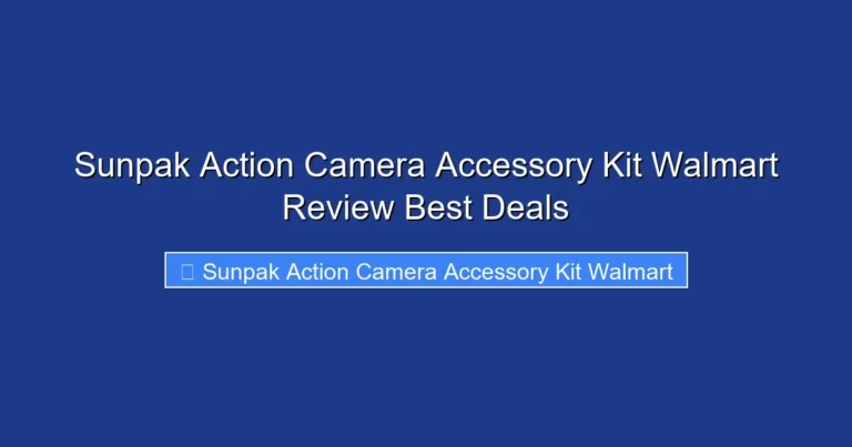 Sunpak Action Camera Accessory Kit Walmart Review Best Deals