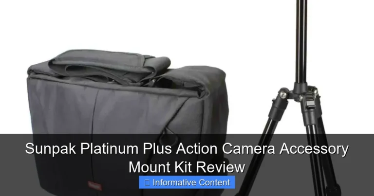 Sunpak Platinum Plus Action Camera Accessory Mount Kit Review