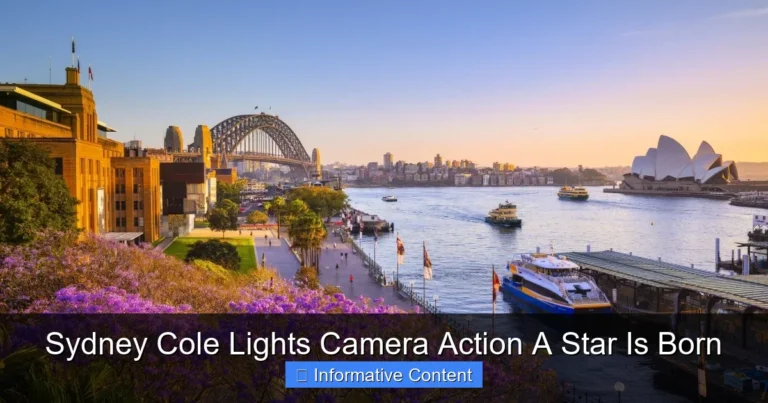 Sydney Cole Lights Camera Action A Star Is Born