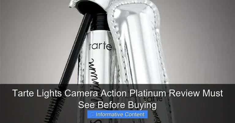 Tarte Lights Camera Action Platinum Review Must See Before Buying