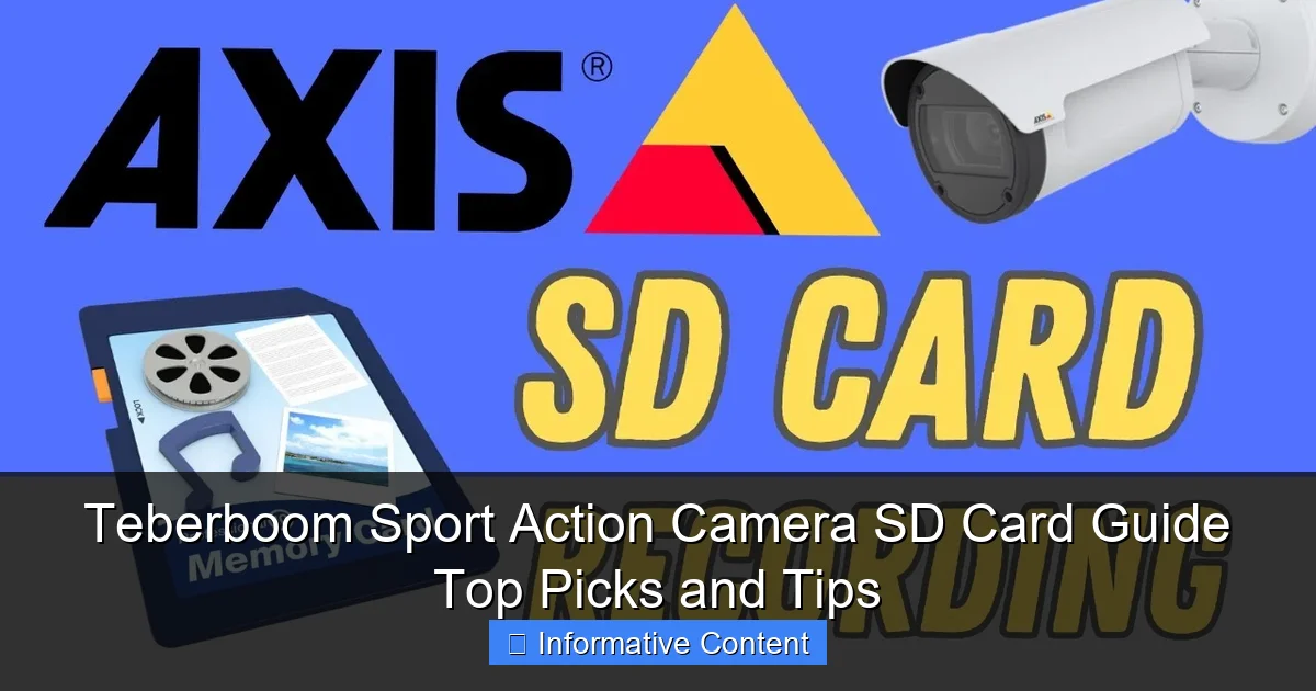 Teberboom Sport Action Camera SD Card Guide Top Picks and Tips