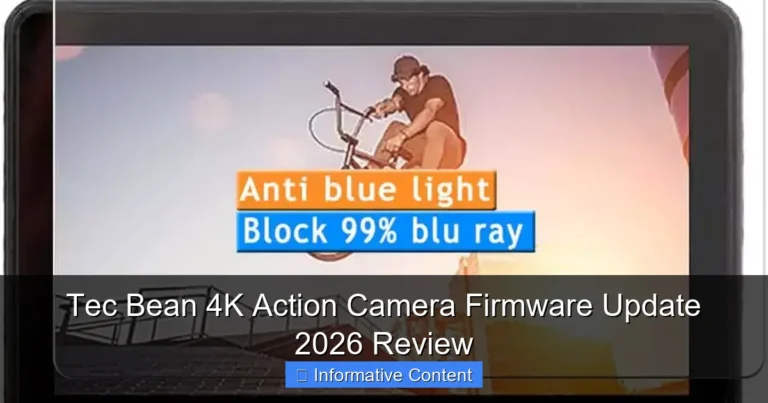 Tec Bean 4K Action Camera Firmware Update 2026 Review