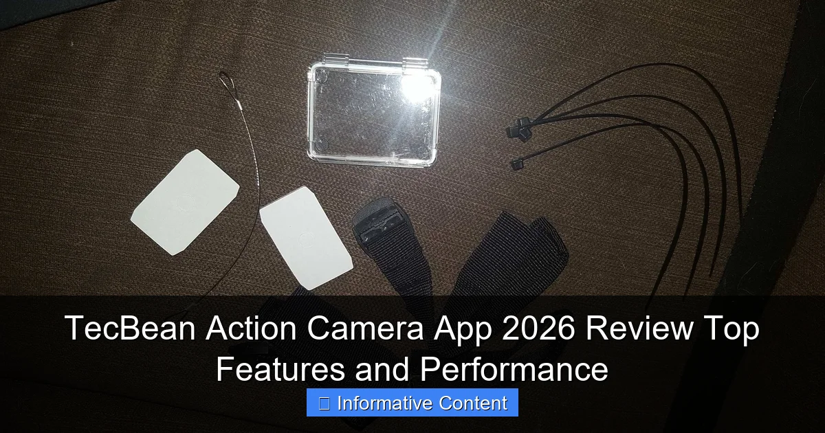 TecBean Action Camera App 2026 Review Top Features and Performance