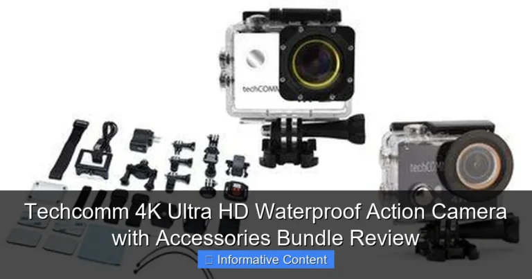 Techcomm 4K Ultra HD Waterproof Action Camera with Accessories Bundle Review
