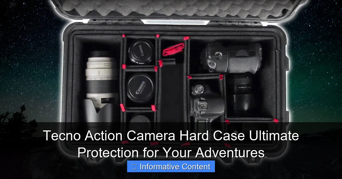 Tecno Action Camera Hard Case Ultimate Protection for Your Adventures