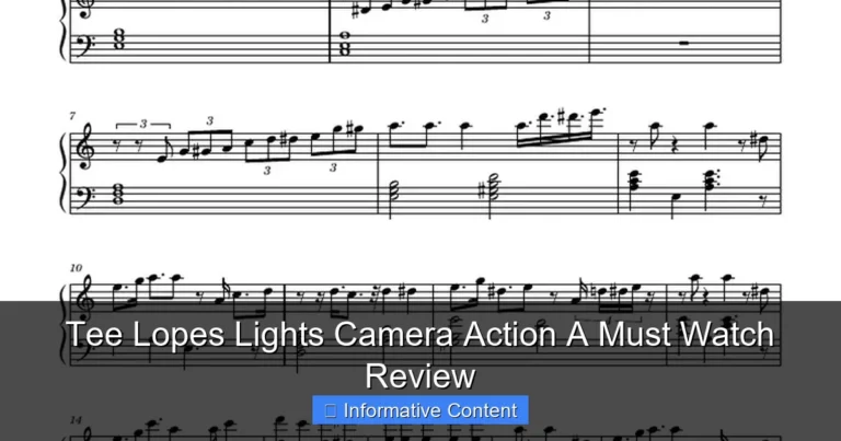 Tee Lopes Lights Camera Action A Must Watch Review