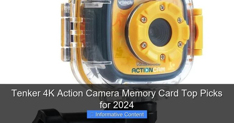 Tenker 4K Action Camera Memory Card Top Picks for 2024