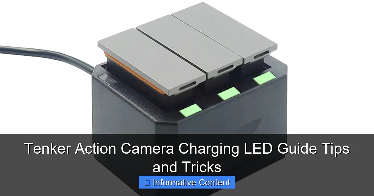 Tenker Action Camera Charging LED Guide Tips and Tricks