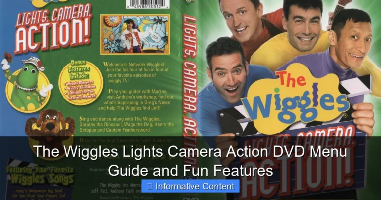 The Wiggles Lights Camera Action DVD Menu Guide and Fun Features