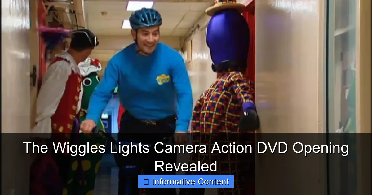 The Wiggles Lights Camera Action DVD Opening Revealed
