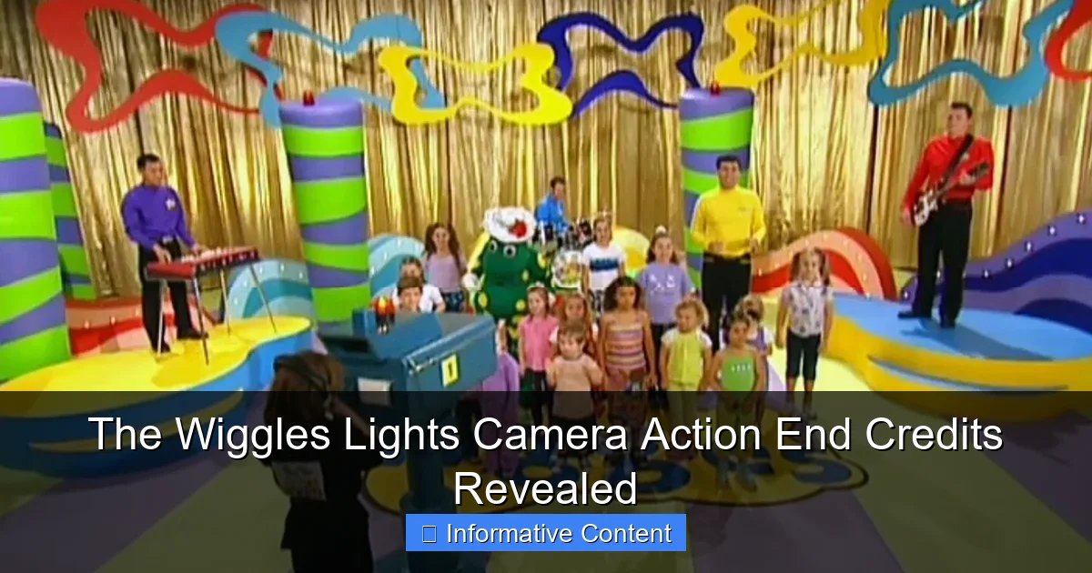 The Wiggles Lights Camera Action End Credits Revealed